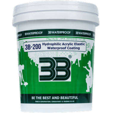 3B-200 DUNG DỊCH CHỐNG THẤM ACRYLIC TÍNH ĐÀN HỒI (GỐC XI MĂNG)