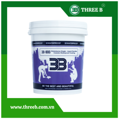 3B-800 SƠN CHỐNG THẤM MÀU ĐÀN HỒI KHÁNG TIA TỬ NGOẠI (GỐC ACRYLIC)
